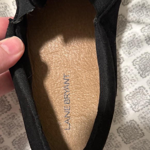 Lane Bryant Black Quilted Slip on Sneakers - Picture 4 of 6